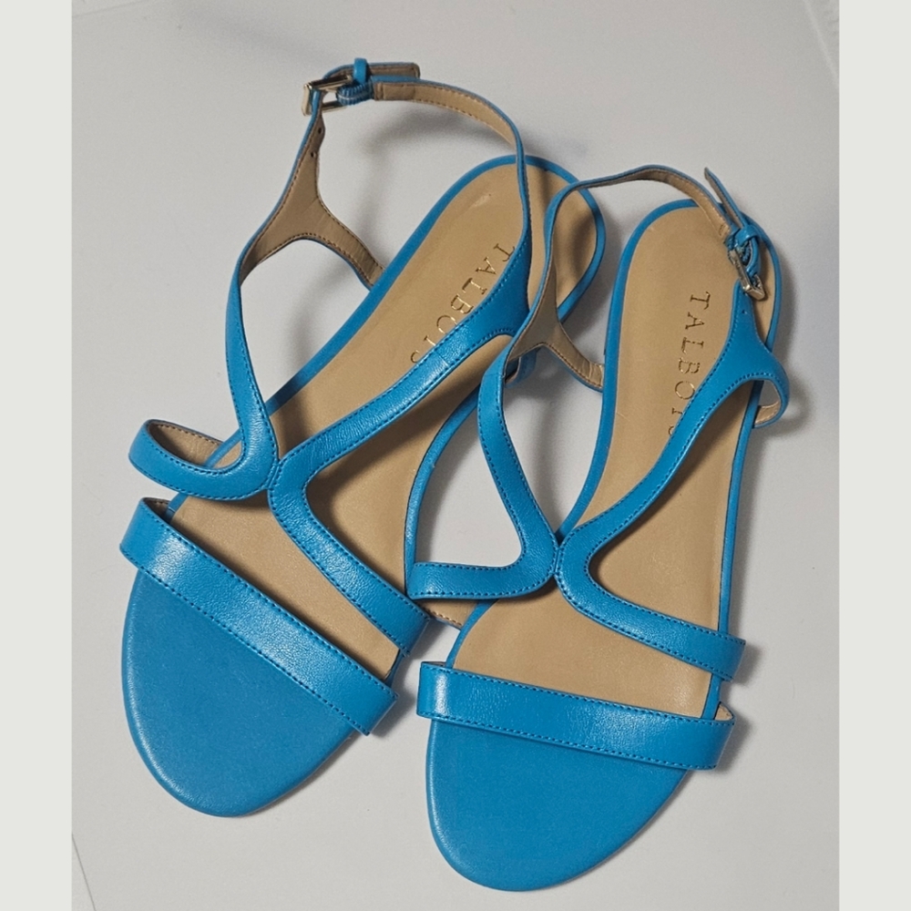 Keri Strap Sandals, Nappa Leather, Blue, 5.5M, New✔️ - Picture 8 of 8